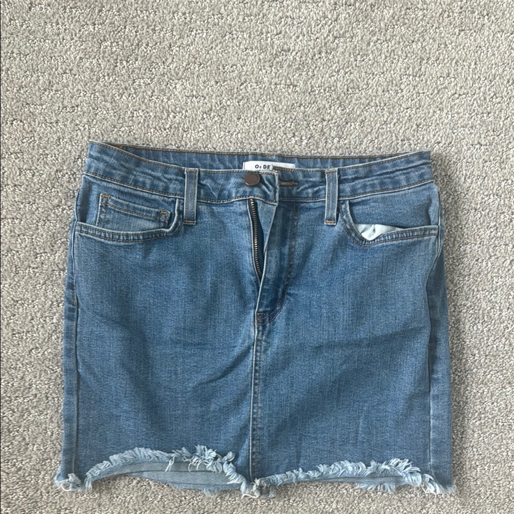 O2 Denim Blue Skirt